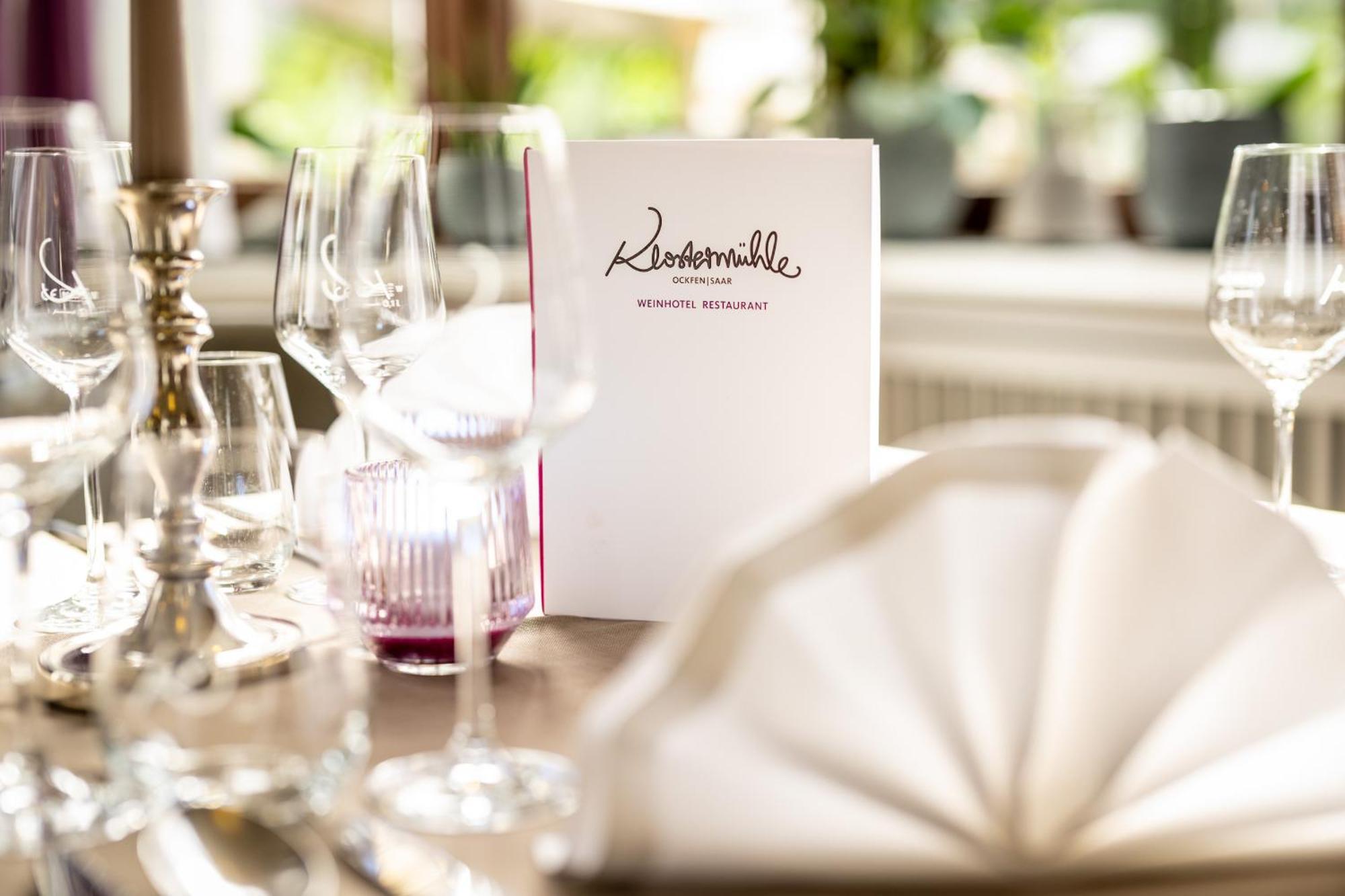 Weinhotel Restaurant Klostermuehle Ockfen Eksteriør bilde